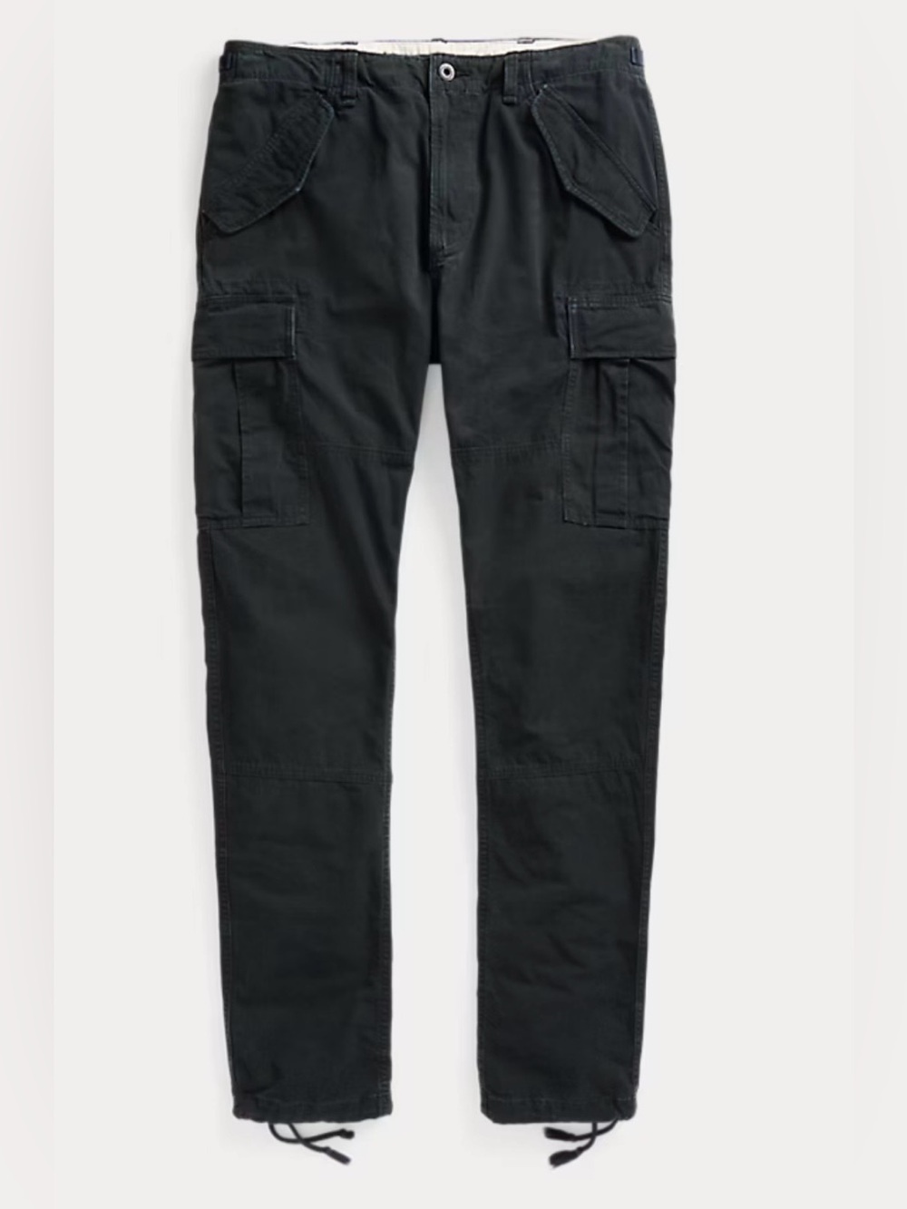 Polo by Ralph Lauren Dark Black Cargo Pants with Multiple Pockets